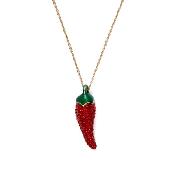 kate spade Jewelry - Kate Spade • Haute Stuff Chili Pepper Necklace